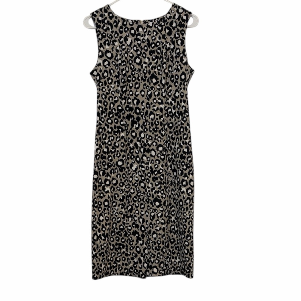 Calvin Klein Leopard Sleeveless Dress, Small